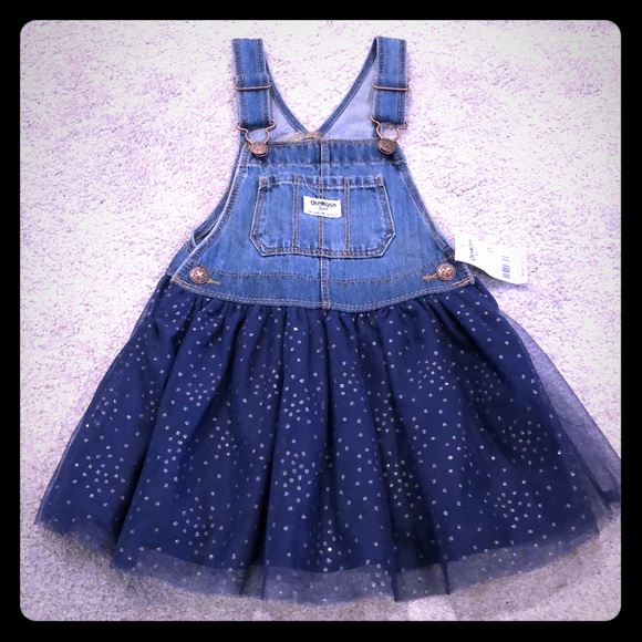 oshkosh overall tutu dress